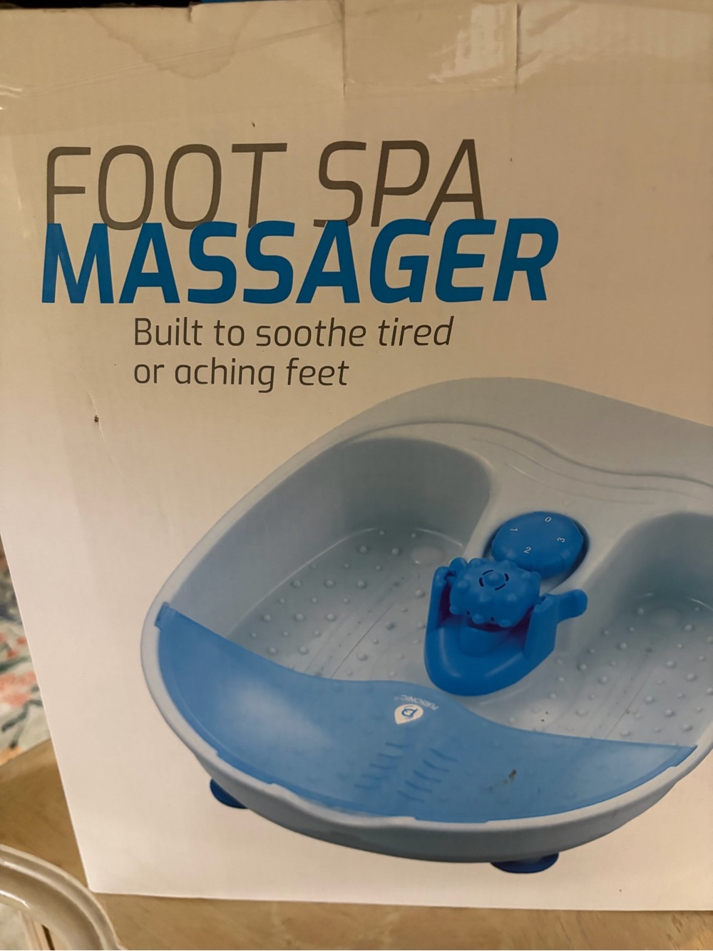 Foot Spa Massager in Blue - Soothing Home Foot Bath. NWT